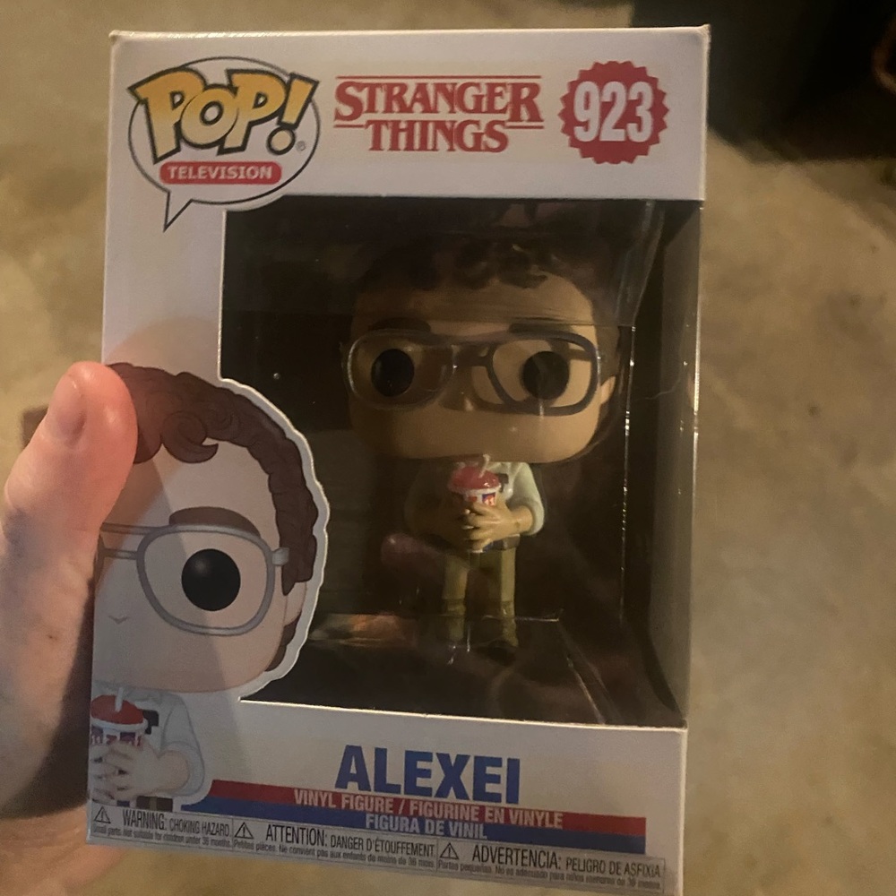 Funko Pop Figure Box with Text Details